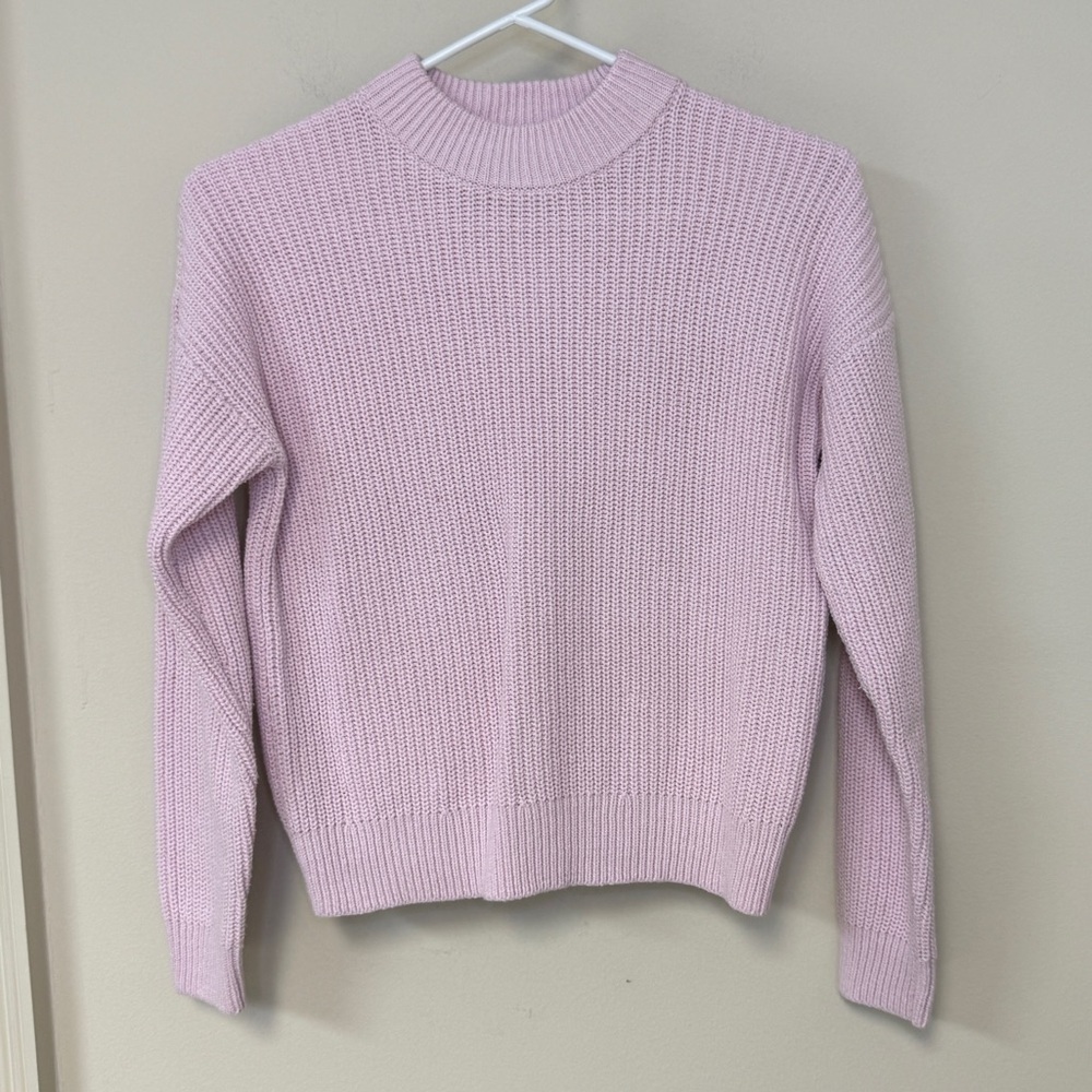 Treasure & Bond: Girls Pink Knit Sweater, Size L (10/12)